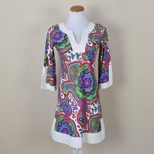 Jude Connally HOLLY Paisley Floral Tunic Dress - XS